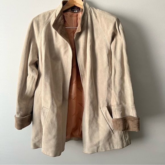 Vintage Jackets & Blazers - Jordache 90’s vintage genuine side open front jacket